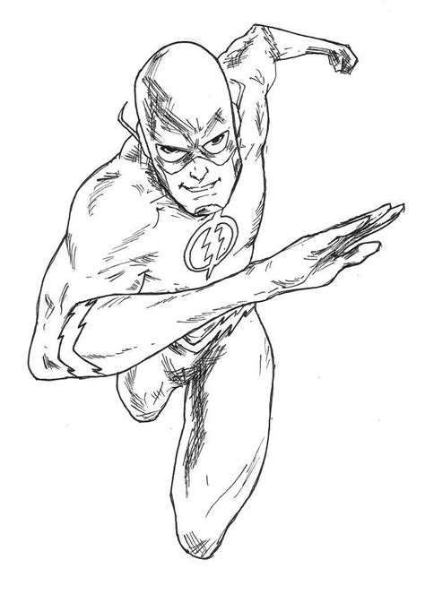 awesome flash coloring pages ideas  coloringfoldercom superhero