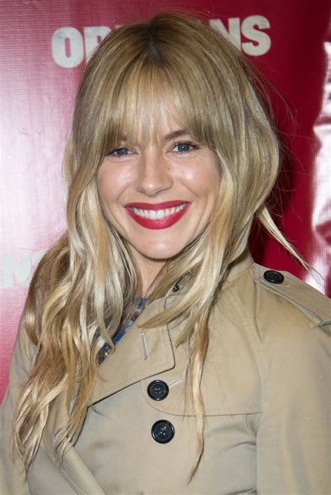 sienna miller trendy celebrity bangs for all face shapes and hair