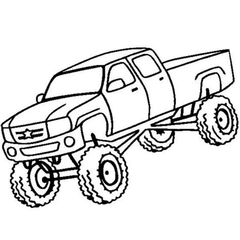 monster fire truck coloring coloring pages