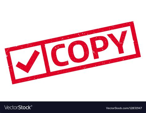 copy rubber stamp royalty  vector image vectorstock