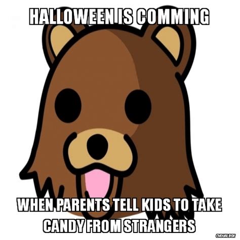 pedobear halloween candy funny pictures and best jokes comics