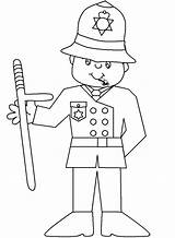 Police Coloring Pages Officer Policeman Kids Club Clipart Colouring Color Netart Comments Visit Library sketch template