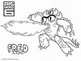 Coloring Pages Hero Big Fred Printable Adults Kids sketch template
