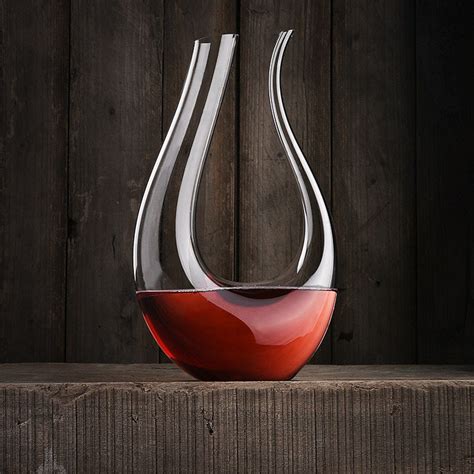 U Shaped Decanter Wine Crystal Glass Fast Decanter Wine Set Decanterx