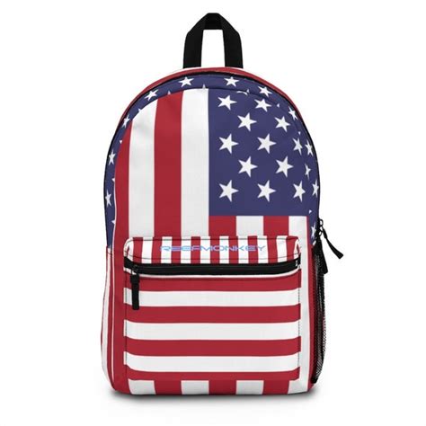 american flag backpack   usa  reefmonkey   etsy