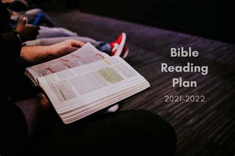 Bible Reading Plan For 2021 2022 Goshen Baptist Church