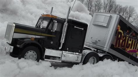 rc  truck rc ice road truckers american truck lastwagen youtube