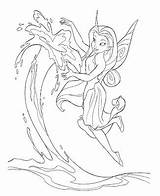 Coloring Tinkerbell Sheets Pages sketch template