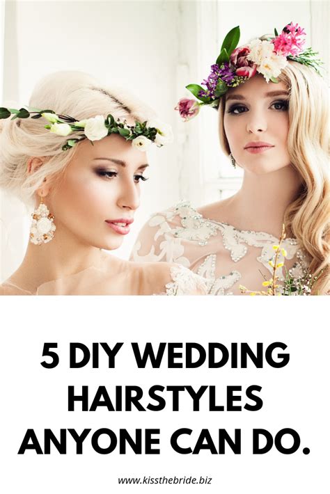diy wedding hairstyles    kiss  bride magazine
