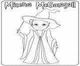 Mcgonagall Harry Minerva Weasley sketch template
