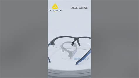 delta plus aso2 clear safety glasses youtube