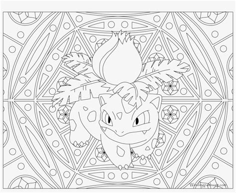 ivysaur pokemon coloring page coloring page  adults transparent png
