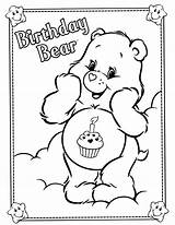 Coloring Care Pages Bears Bear Kids Colouring Cousins Birthday Adult sketch template