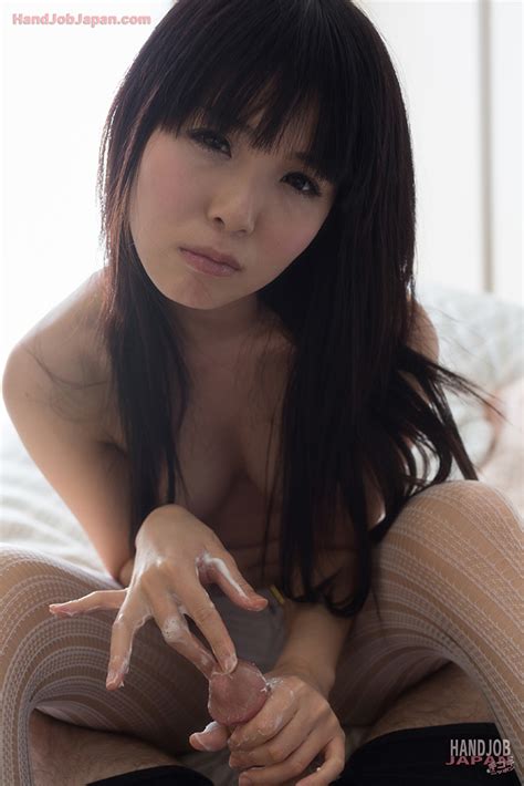 get a pov handjob from asian girl sakura sena and cum in her hand