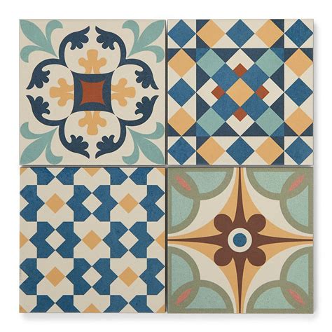 casablanca mix patterned wall tiles moroccan tiles boho tiles