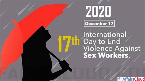 17th international day to end violence against sex workers 17th