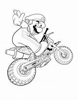 Mario Coloring Pages Kart Super Brothers Nintendo Motorbike Online Cart Printable Go Ride Bros Color Drawing Ds Bro Getcolorings Getdrawings sketch template
