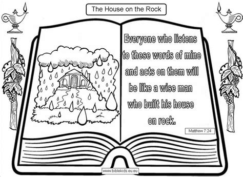 coloring pages  house   rock praise god quotes images