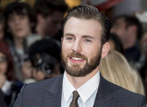 chris evans shaves his beard and the internet doesn t know what to feel