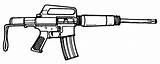 Weapons Tattoo Clipartbest Munitions Clipground Ak47 sketch template