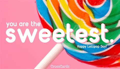 happy lollipop day  ecard email  personalized july