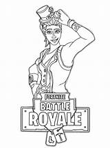 Fortnite Coloring Pages Battle Royale Characters Pdf Printable Color sketch template