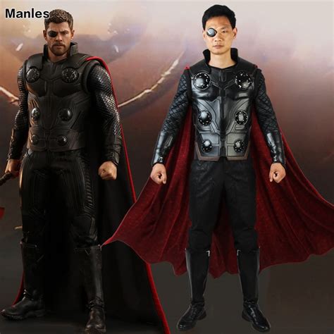 avengers infinity war thor cosplay man costume superhero