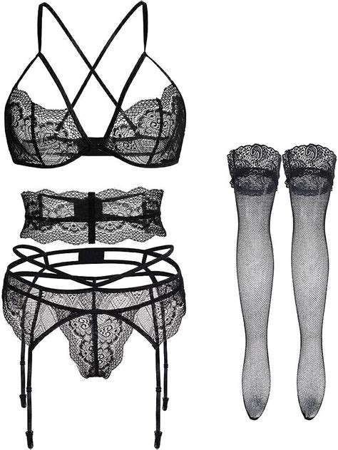 Sexy Lace Garter Belts And Stocking Sets Garter Lingerie