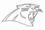 Panthers Outline Svg Webstockreview Logodix Getdrawings sketch template