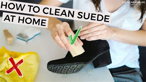 julia caban blog   clean protect suede shoes  home diy