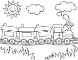 Coloring Train Pages Printable Transportation Preschool Kindergarten Kids Sheets Worksheets Print Template Book Choose Board Search sketch template