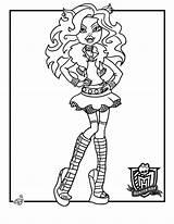 Monster Coloring High Pages sketch template