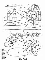 Color Coloring Pages Numbers Number Printable sketch template