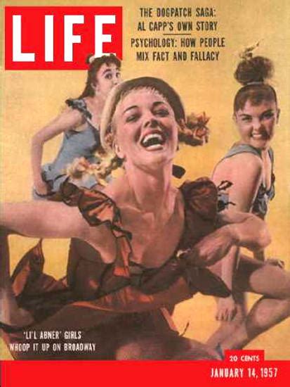 life magazine cover copyright 1957 broadways lil abner