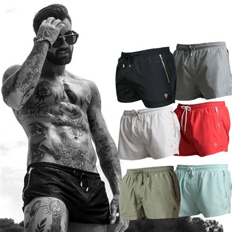 2019 new men gyms fitness bodybuilding shorts mens summer casual cool