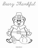 Coloring Beary Thankful Cursive Favorites Login Add sketch template