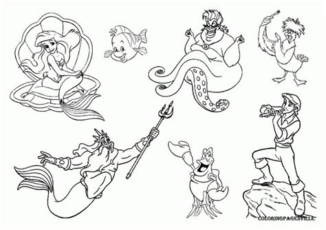 cartoon coloring pages mermaid colouring pages  mermaid colouring