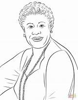 Ella Coloring Fitzgerald Famous People Pages Printable Americans History Drawing African Month Color American Supercoloring Drawings Figures Choose Board Categories sketch template