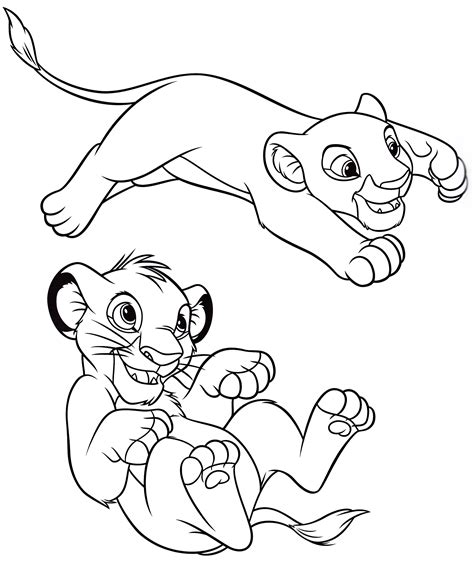 lion king coloring pages nala  searched printable nature