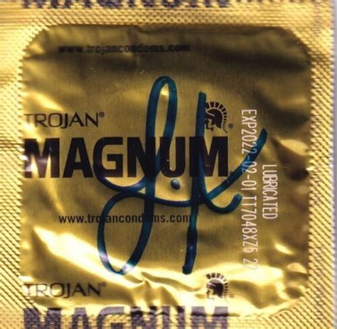 lisa ann signed magnum condom bas coa milf porn star adult xxx legend