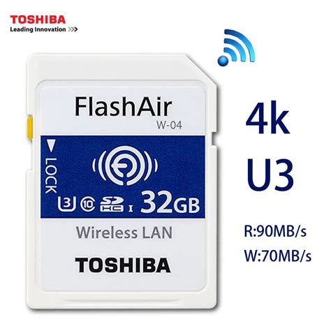 toshiba flash air   memory card gb gb wifi sd card mbs wireless sdhc memory card