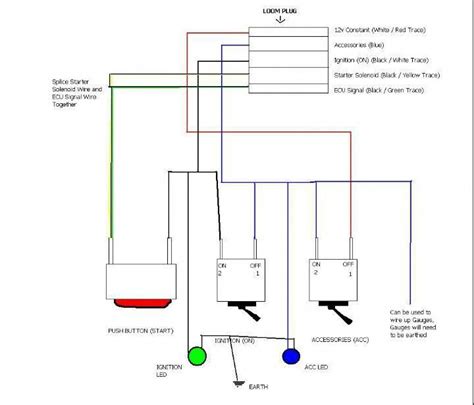 push button ignition diy battery repair  maintenance wiring diagram