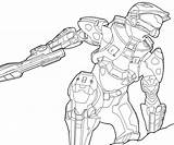Halo Spartan Pencils Jefe Visitar Colorear24 sketch template