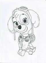 Paw Patrol Skye Coloring Pages Sky Outfit Sport Deviantart Sheets Print Clipart Color Drawing Azcoloring Printable Getcolorings Library Sentada Popular sketch template