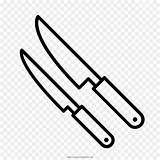 Knife Cuchillo Faca Colorear Cuchillos Pisau Coltello Desenho Mewarnai Dapur Chefe Cuoco Webstockreview Stampare Ultracoloringpages sketch template