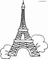 Tower Coloring Pages Eiffel Paris Outline Drawing Print Drawings Colouring 2d Template Tokyo Printable Easy Getdrawings Clipartmag Pencil Steps Paintingvalley sketch template