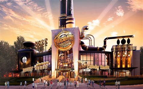 universal building real life willy wonkas chocolate factory broadway musical planned