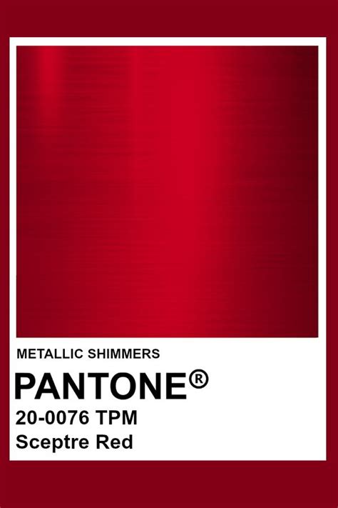 sceptre red metallic pantone color pantone red red colour palette