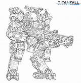 Titanfall Artstation Kim Robot sketch template