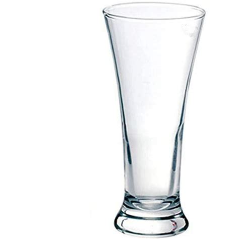 12 Pack 12 Oz Clear Glass Restaurant Bar Flared Beer Pilsner Glasses